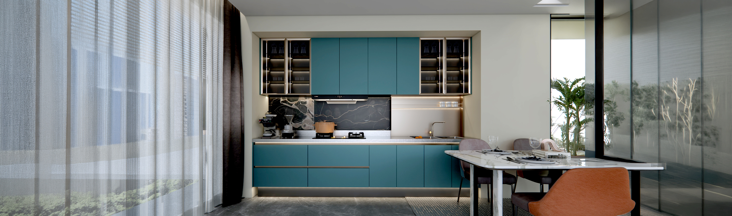 Stainless Steel Modular Kitchen